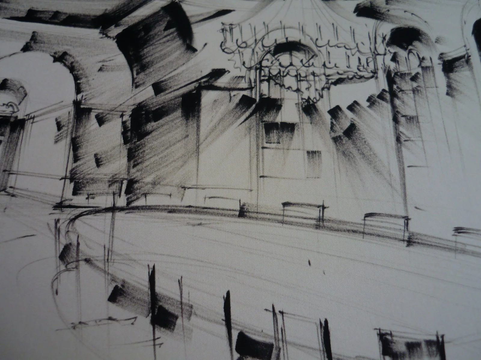 a4 framed 007 james bond storyboard goldfinger bank of england sketch ken adam, изображение 2
