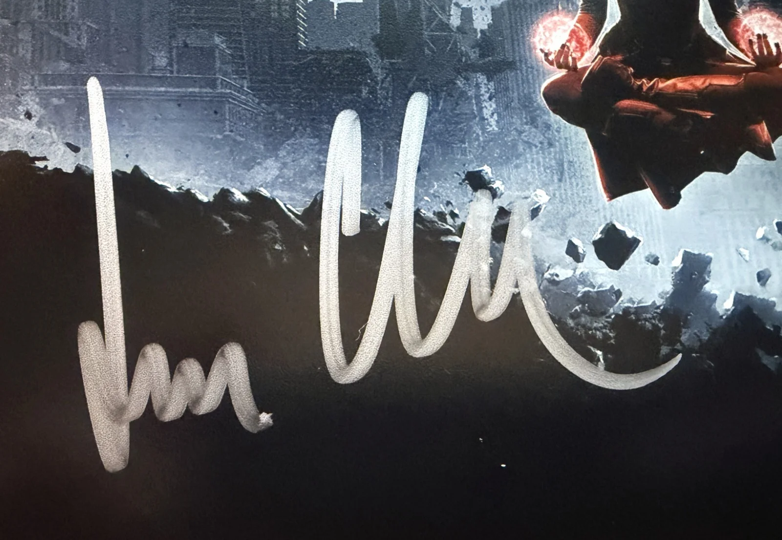Benedict Cumberbatch Elizabeth Olson Dr Strange multi-signed 8x10 photo read des, image 3