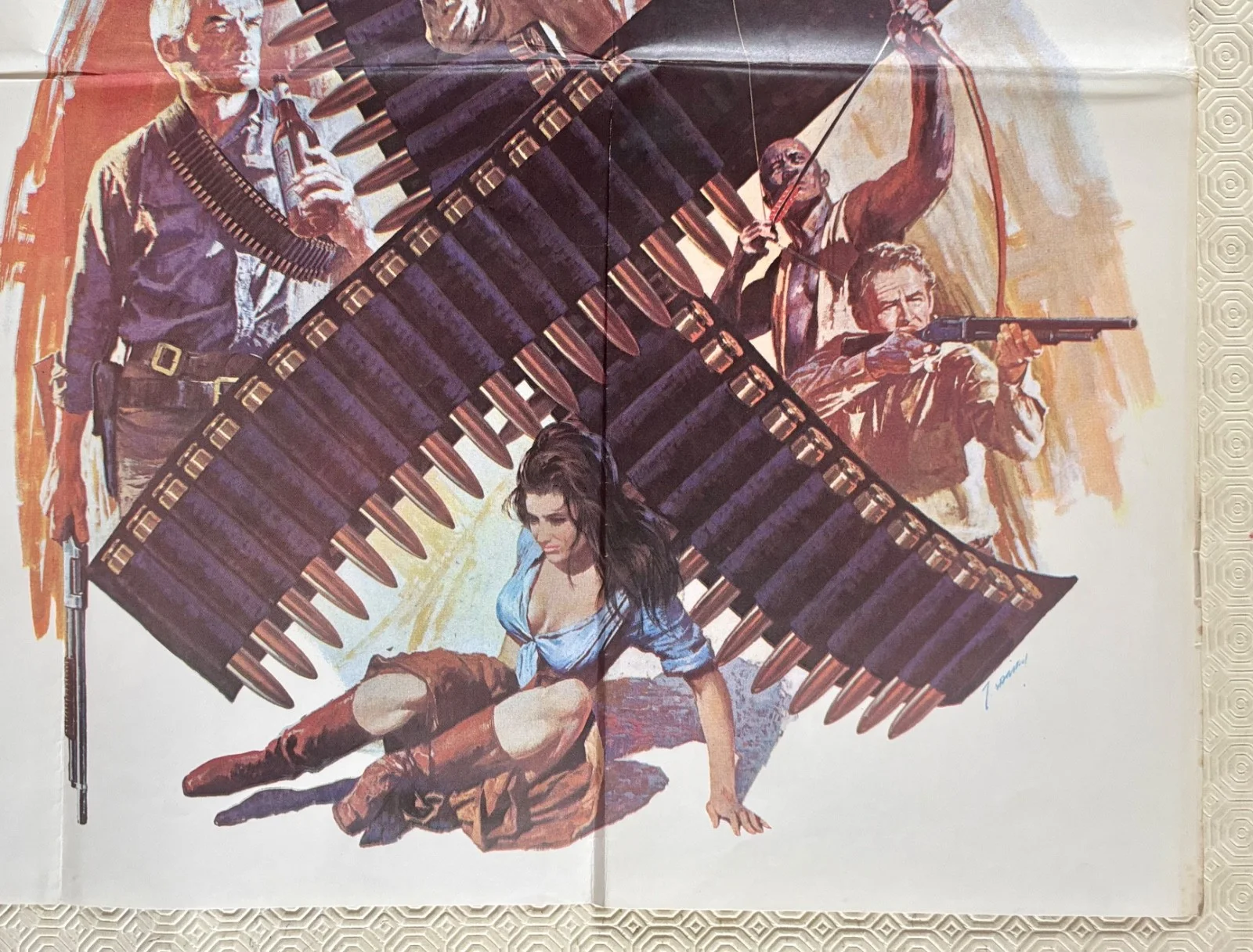 The Professionals Original 1966 Movie Quad Poster Burt Lancaster Lee Marvin, image 3