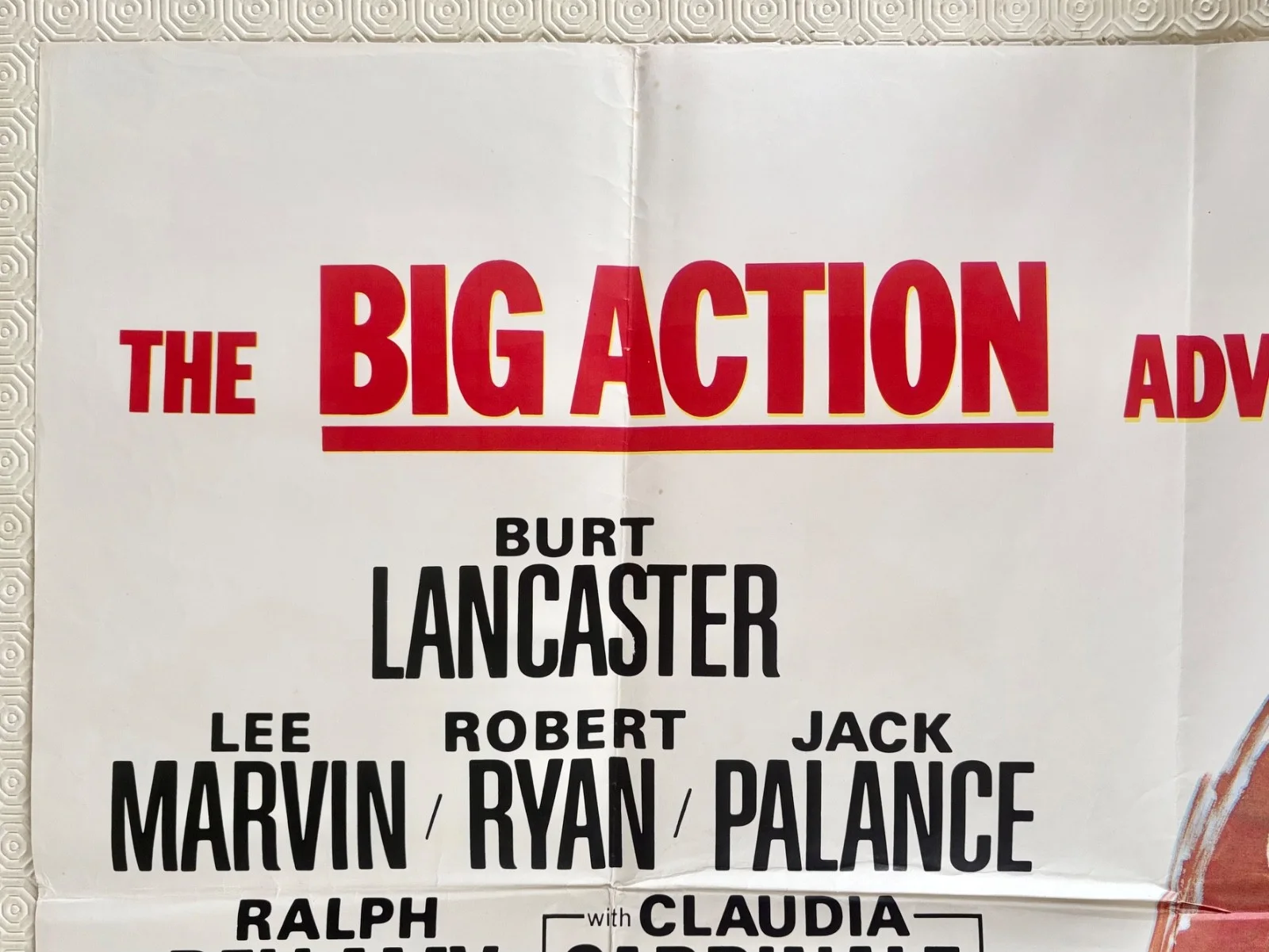 The Professionals Original 1966 Movie Quad Poster Burt Lancaster Lee Marvin, image 5