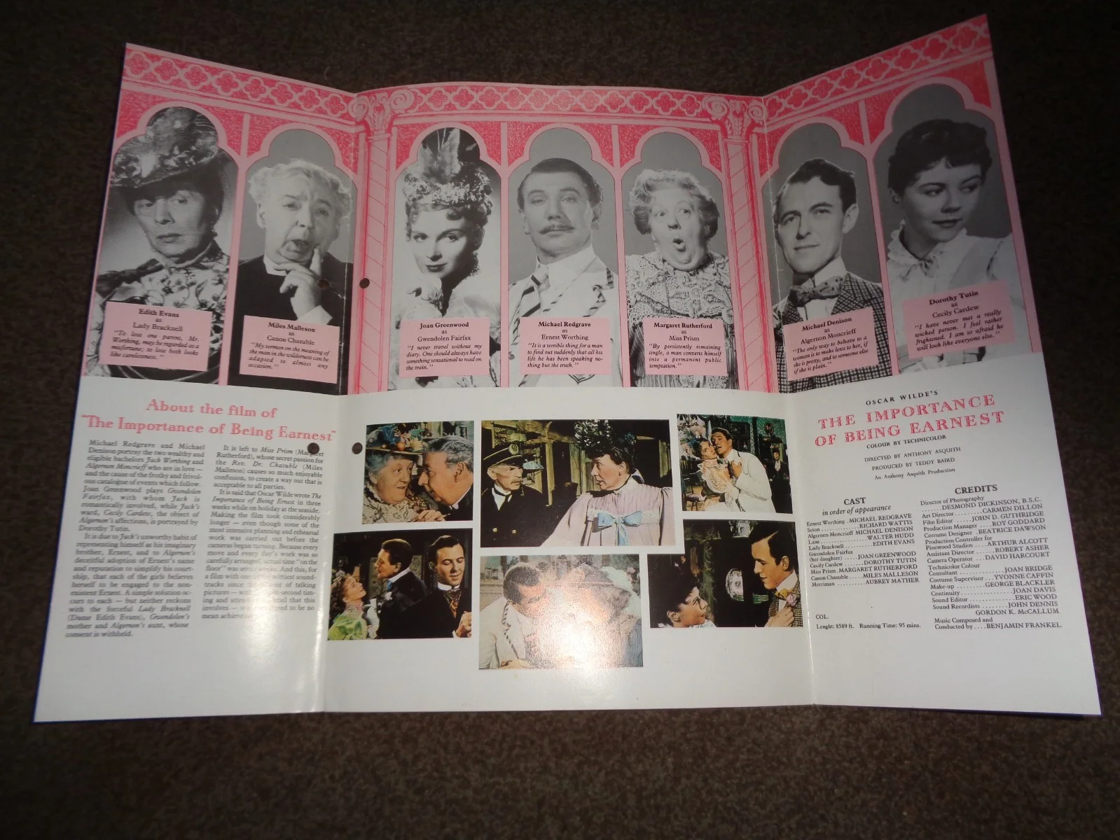 Margaret Rutherford - The Importance Of Being Earnest - 1952 Synopsis + 8 stills, изображение 2