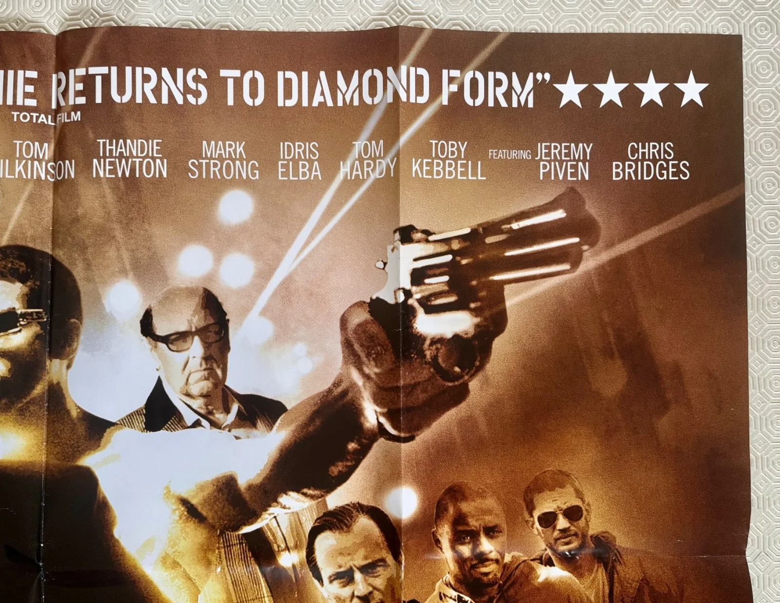 RocknRolla original 2008 DS Quad Poster Guy Ritchie Gerard Butler Idris Elba, изображение 4