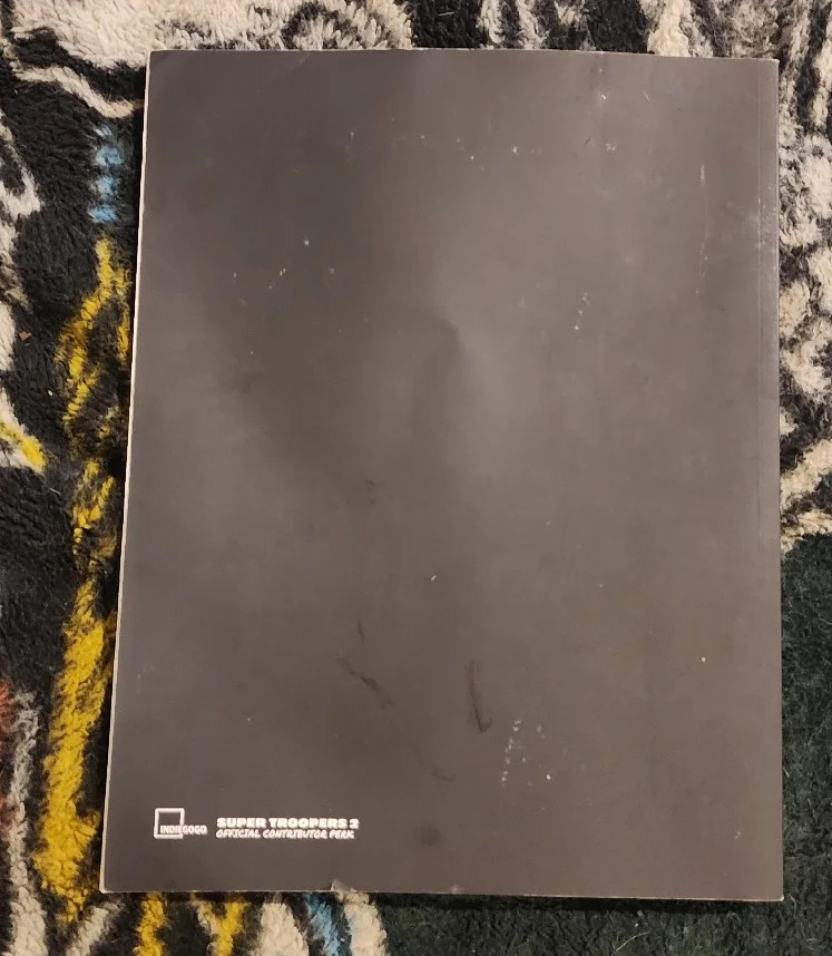 1 out of 100 SUPER TROOPERS Autographed Official Shooting Script BROKEN LIZARD, image 2