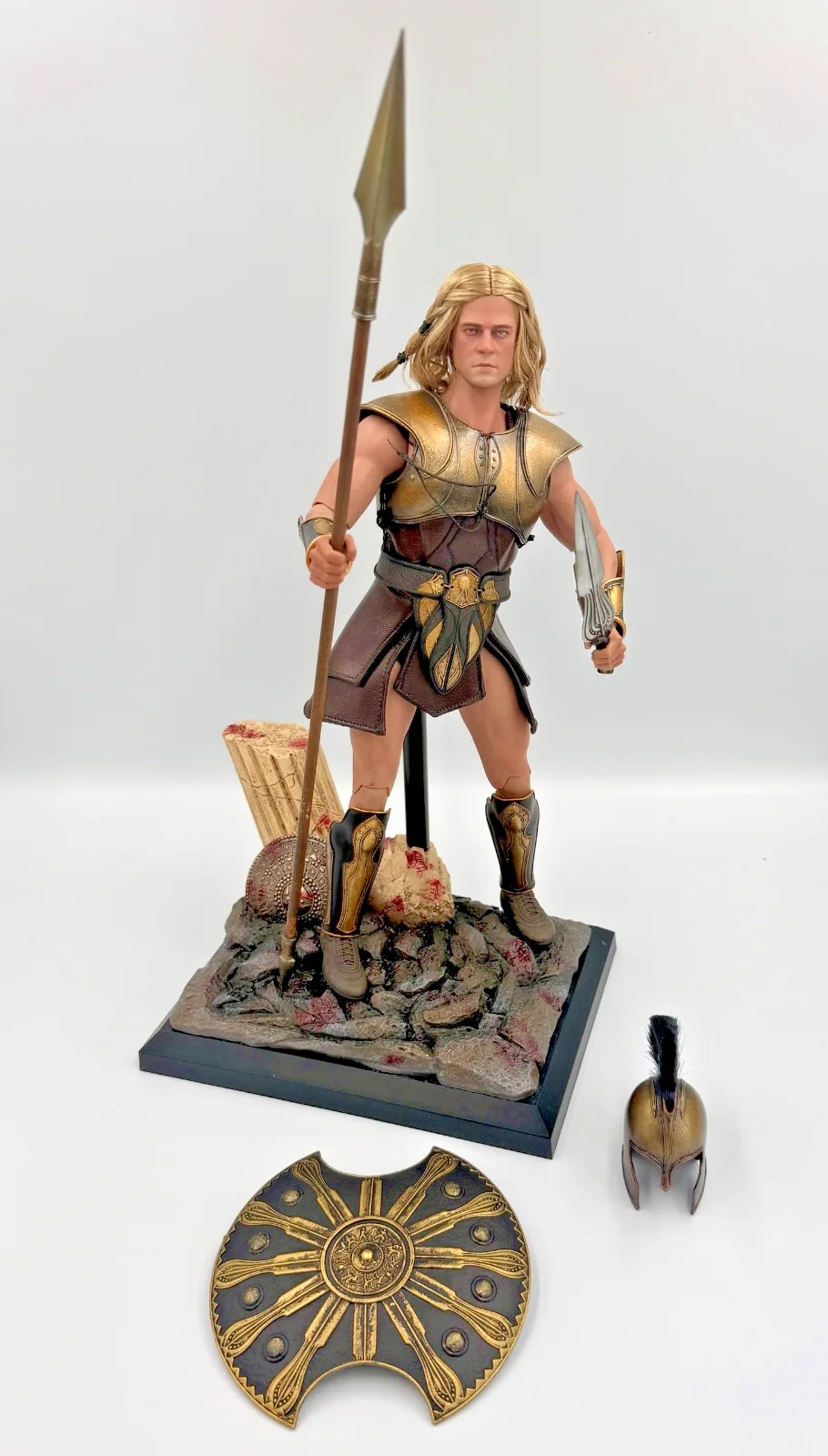 Haoyutoys HHMODEL Achilles Brad Pitt Troy 1/6 scale figure HH18048 12 inch, изображение 2
