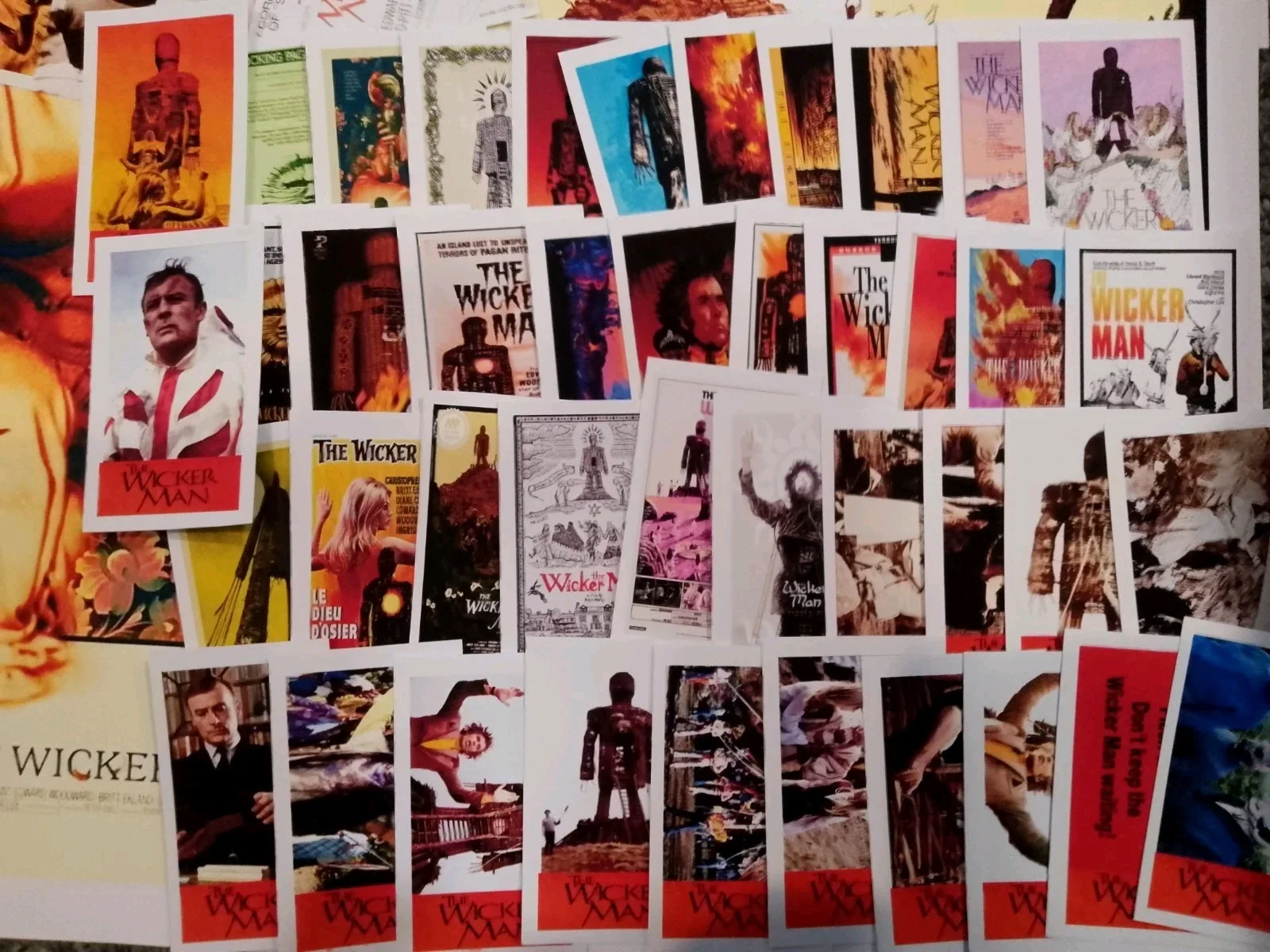The Wicker Man 1973. 46 Mini-Art Cards & Box/12 Lobbymarkers/4 A4 Art Posters., изображение 5