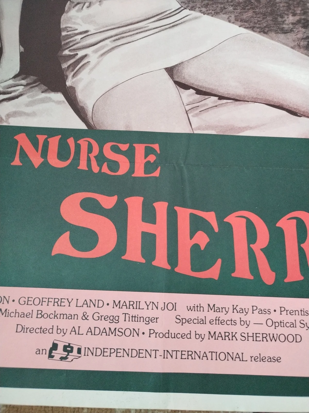 Nurse Sherri 1978 - Original USA 27"x41" One-Sheet Movie Poster / Al Adamson, изображение 3