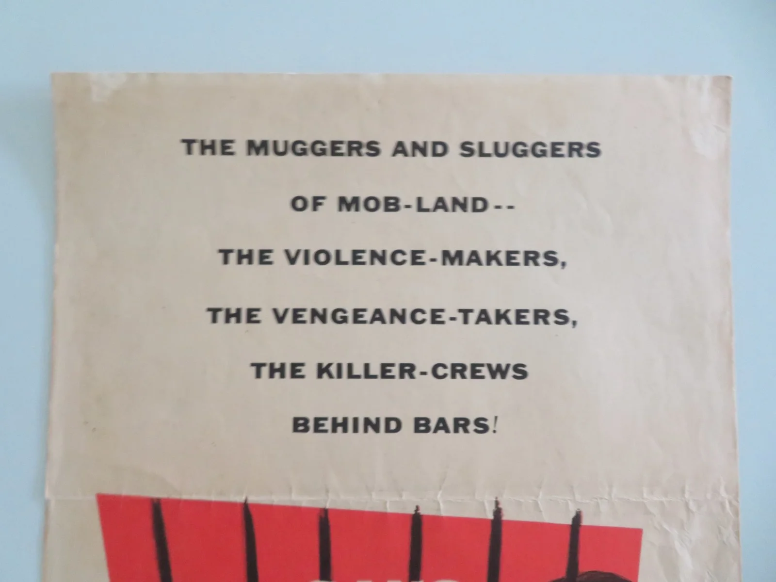 The Steel Jungle US Insert Poster Perry Lopez Beverly Garland 1956, изображение 2