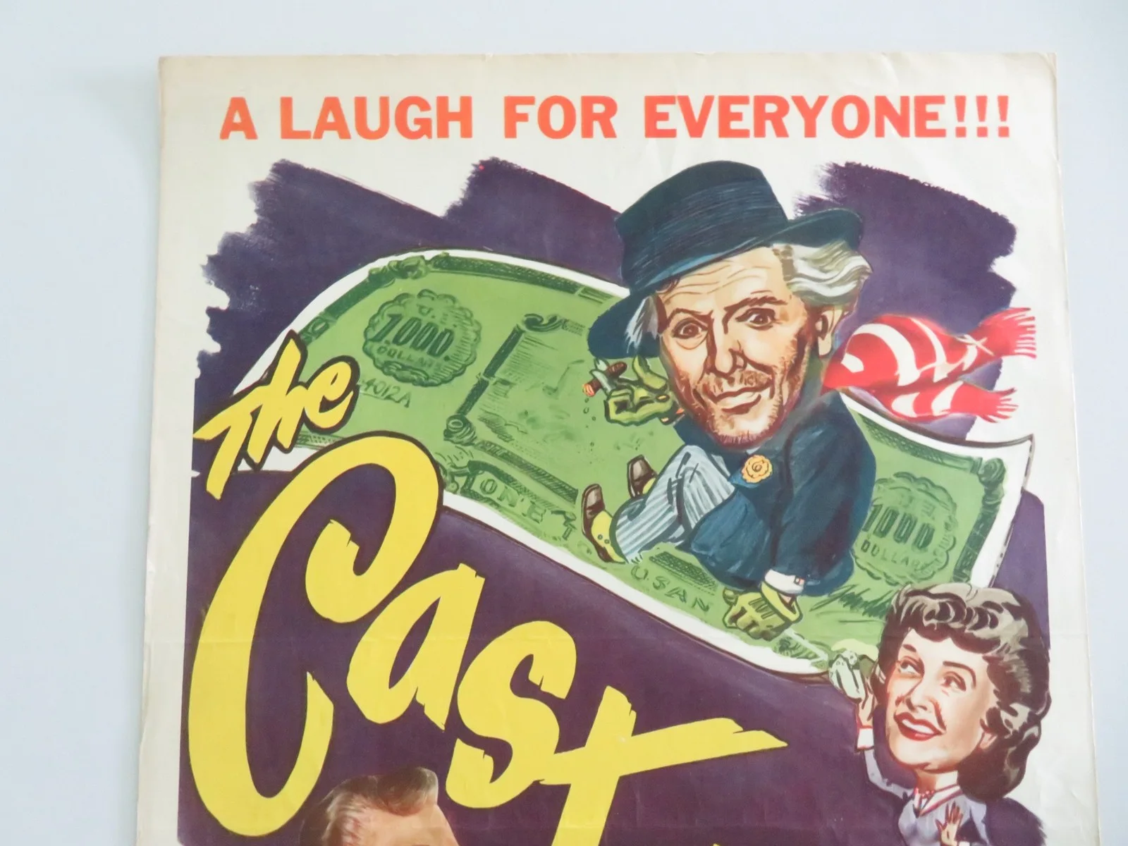 The Castaway US Insert Poster Joseph Schildkraut Billie Burke 1949, изображение 2