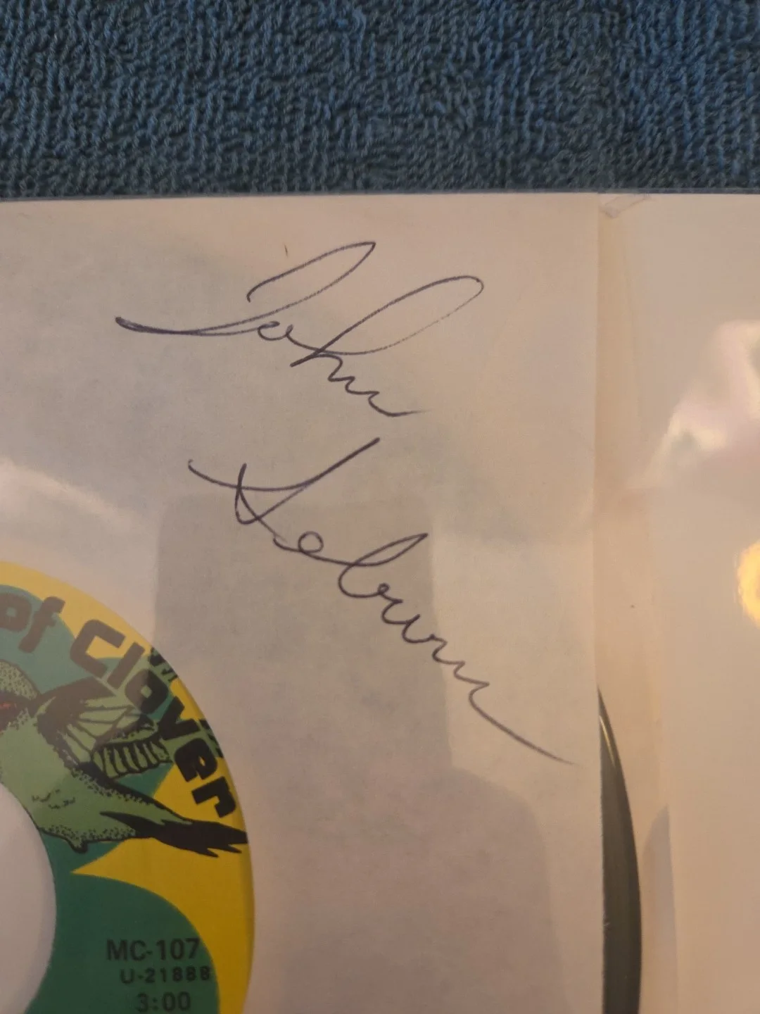 Jim Bailey — Vinyl 45 "Love Is Gonna Live Here" By Keystone Signed By Jim Bailey & Others, image 4