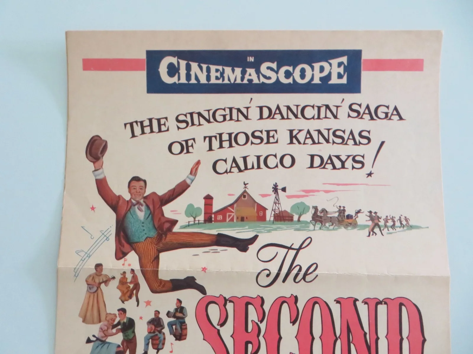 The Second Greatest Sex US Insert Poster Jeanne Crain George Nader 1955, image 2