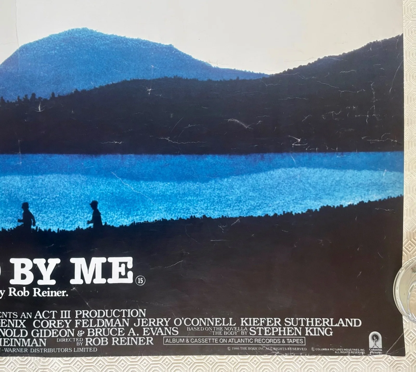 Stand By Me original 1986 Quad Poster River Phoenix Wil Wheaton Rob Reiner, изображение 5