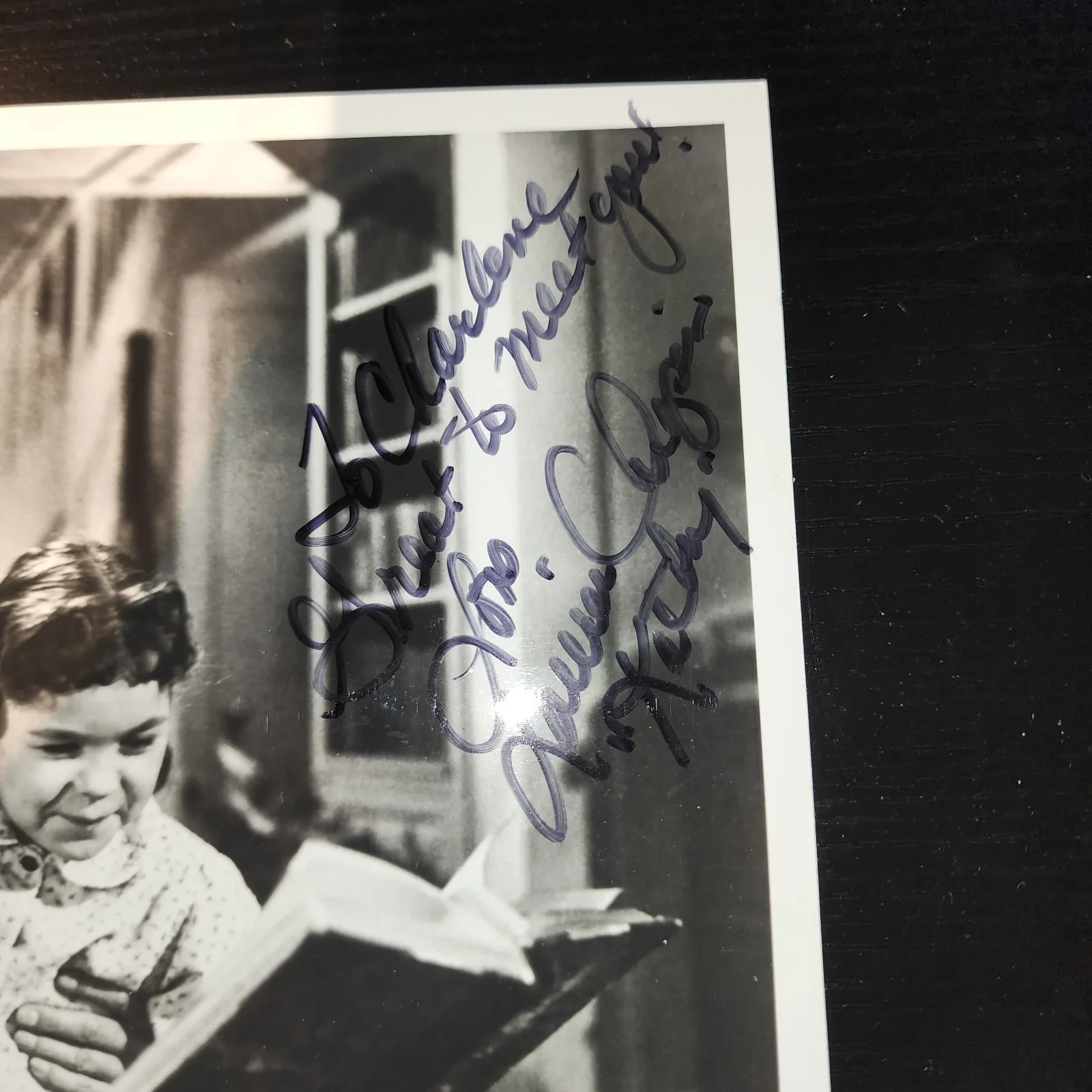 Lauren Chapin — Photo From The 1950s TV Sitcom "Father Knows Best", Signed By Lauren Chapin, image 2