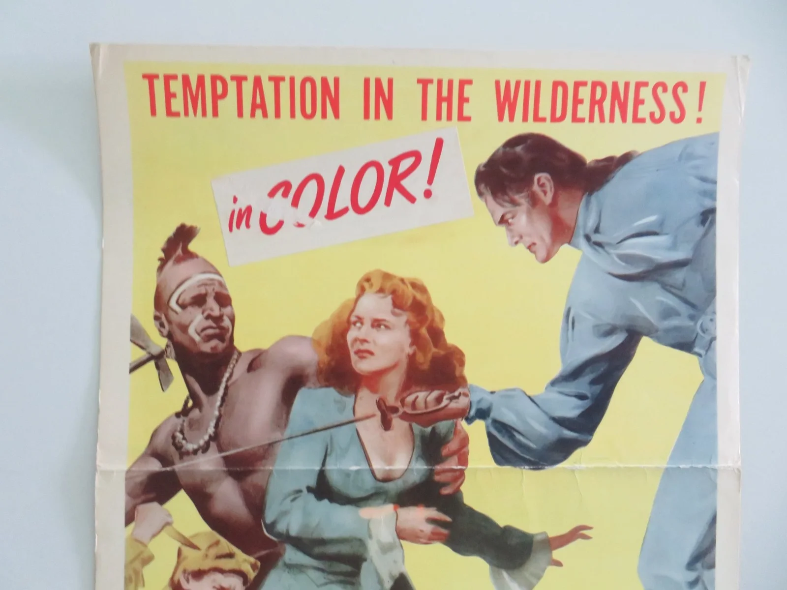 Last of the Redmen US Insert Poster Jon Hall Michael O'Shea 1947, изображение 2