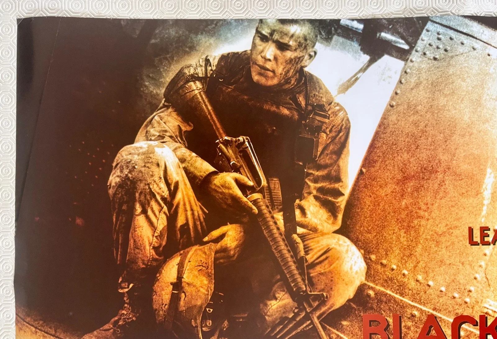 Black Hawk Down original 2001 DS Quad Poster Ridley Scott Hartnett McGregor, image 5