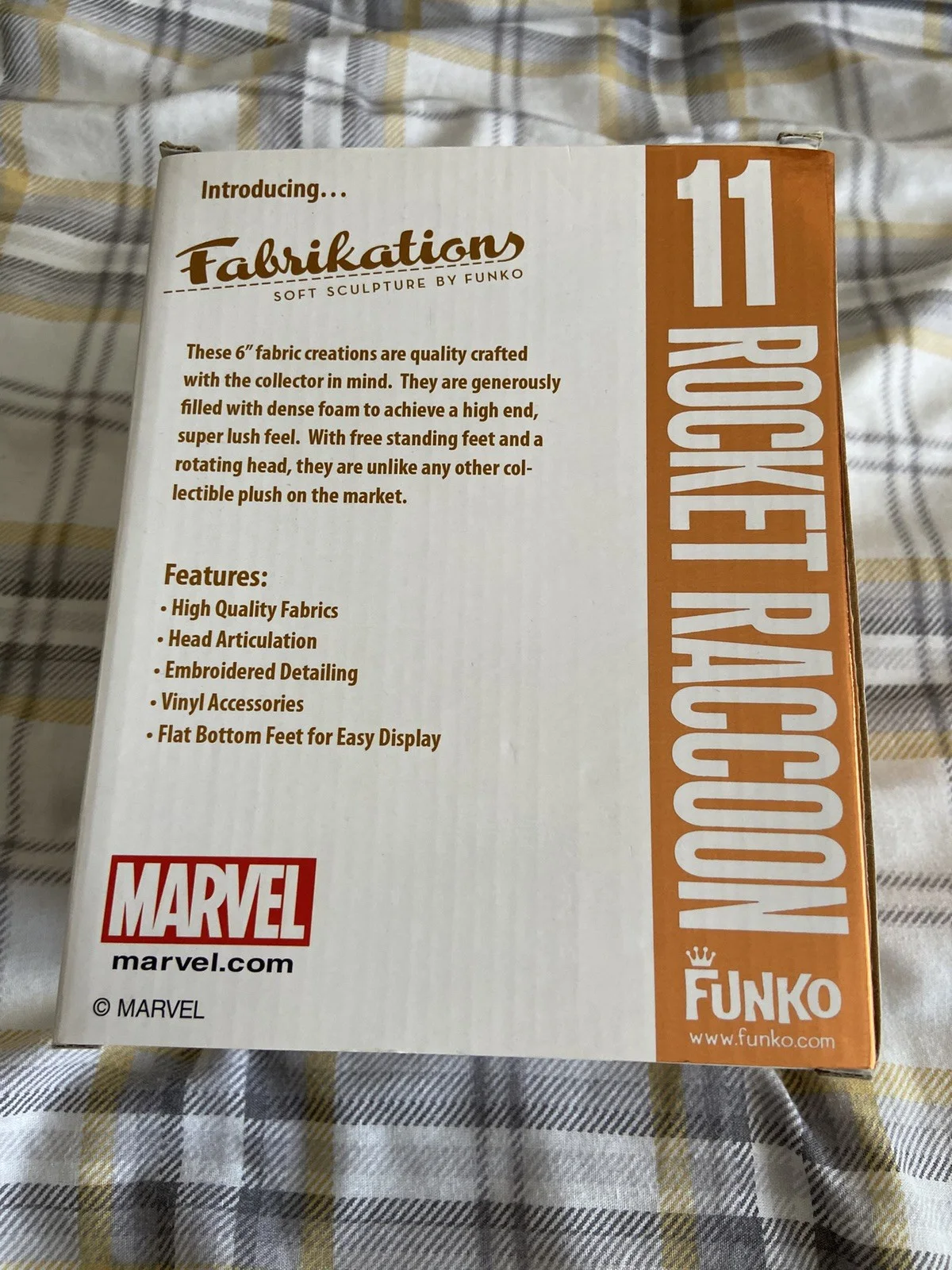 Marvel Guardians of the Galaxy Rocket 11 Funko Fabrikations Soft Sculpture, изображение 2