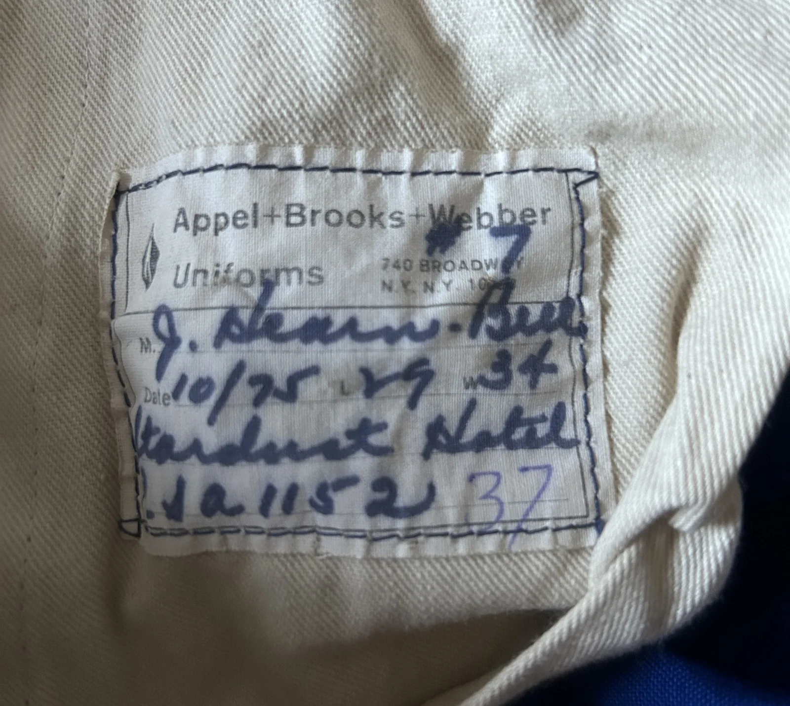 The Rat Pack Era Handmade Stardust Bellhop Uniform, image 5