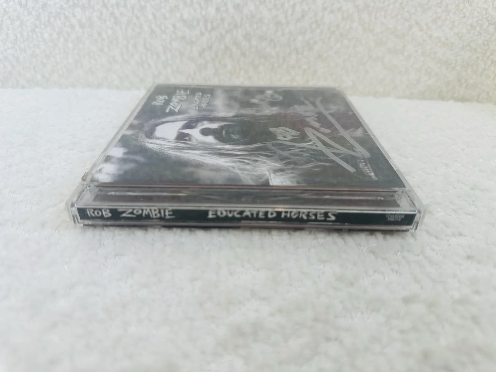 ROB ZOMBIE SIGNED EDUCATED HORSES DISC CD ORIGINAL CASE, image 4