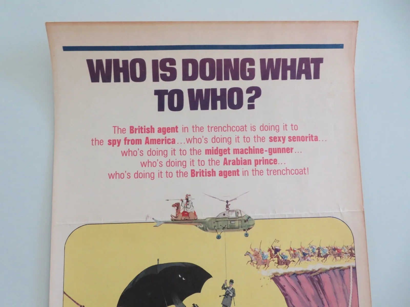 Masquerade US Insert Poster Cliff Robertson Jack Hawkins 1965, image 2
