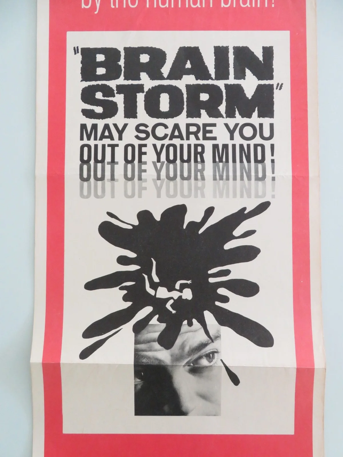 Brainstorm US Insert Poster Jeffrey Hunter Anne Francis 1965, image 3