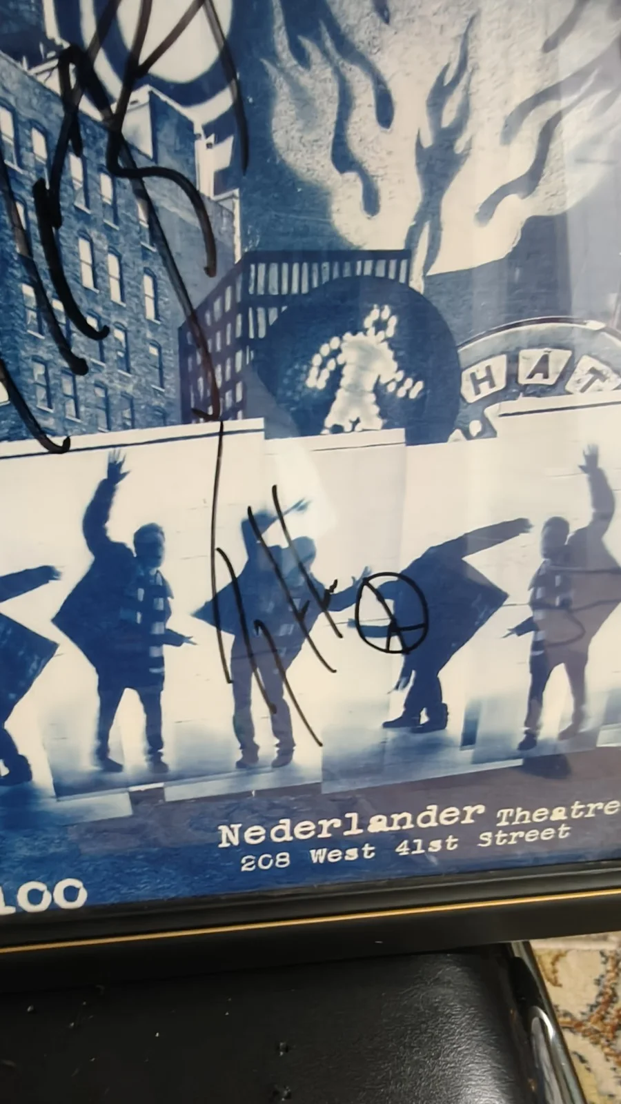 RENT Signed - 2007/2008 Final Cast- Hanke, Hart, Sloan, Earl, Engen, Post, image 4