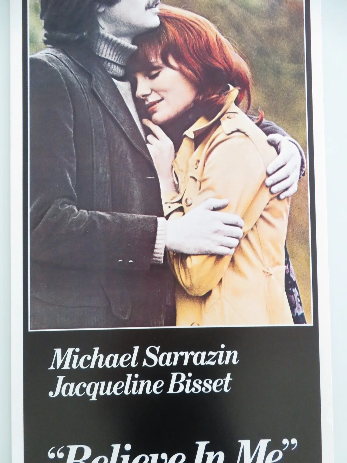 Believe in Me US Insert Poster Michael Sarrazin Jacqueline Bisset 1971, image 3