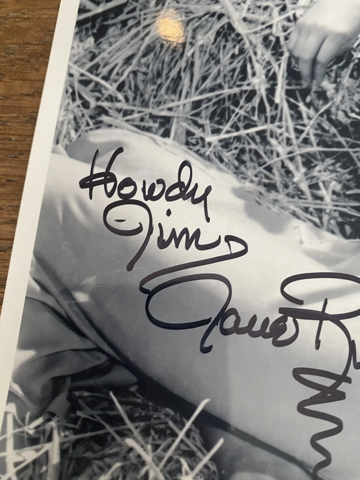 Jane Russell — Jane Russell signed 8x10 B&W movie still Hollywood Smoulder, image 3