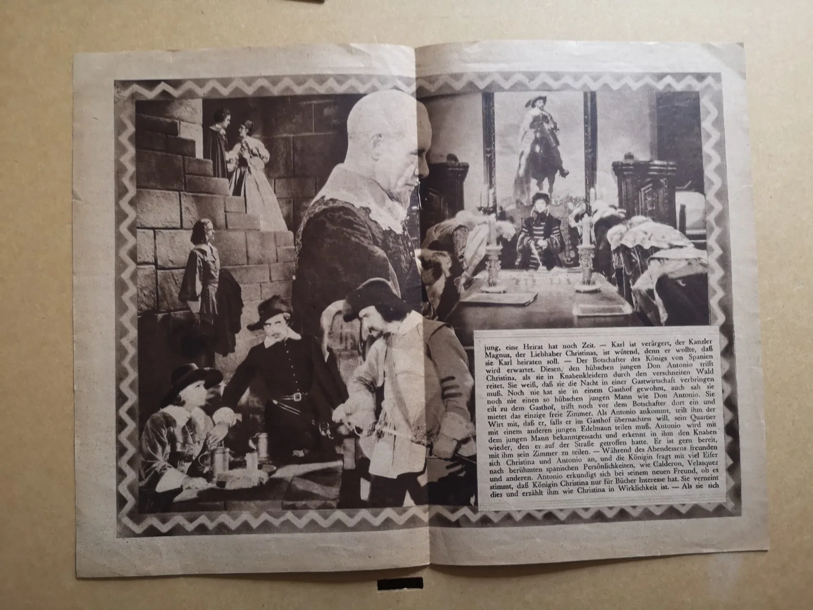 4 x Greta Garbo vintage film programmes in German, image 3