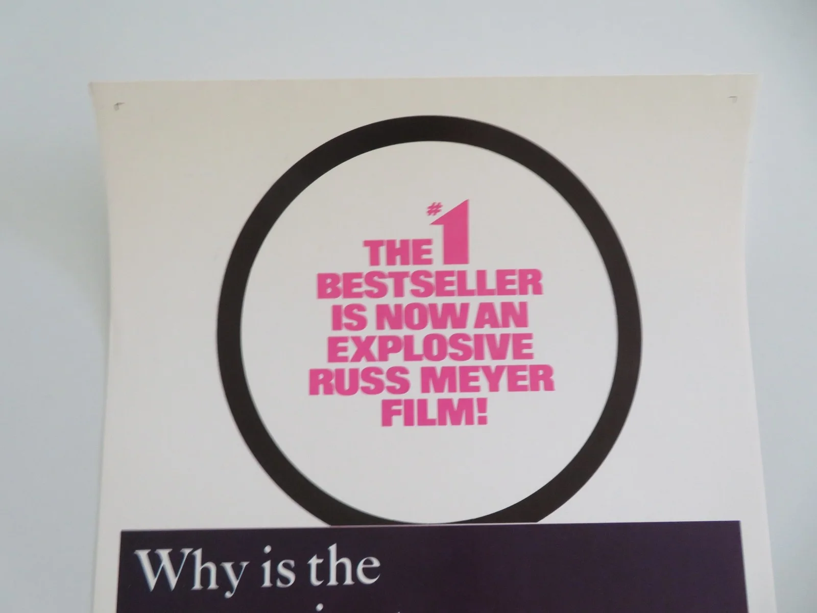 The Seven Minutes US Insert Poster Wayne Maunder Marianne McAndrew 1971, изображение 2