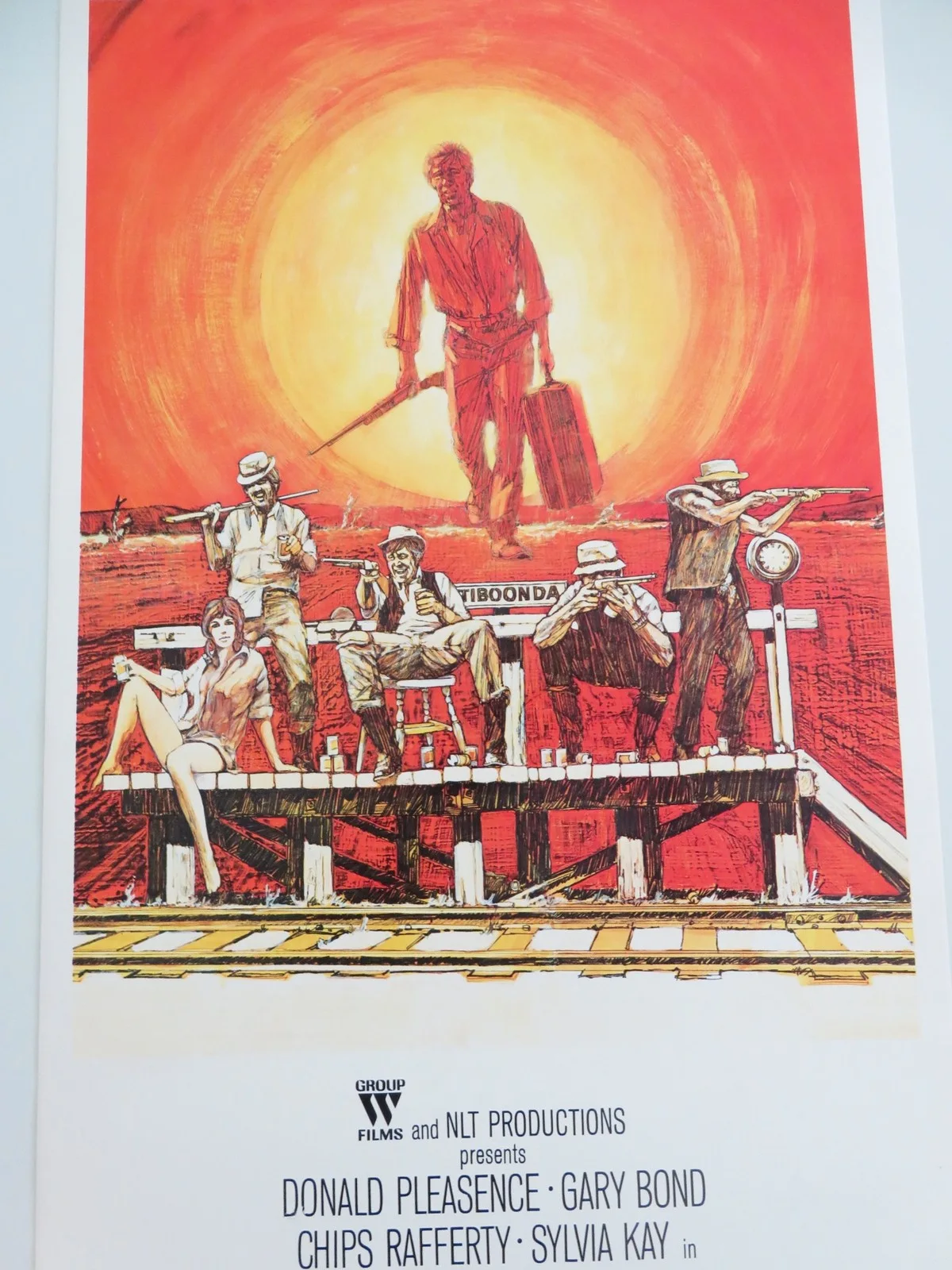 Wake In Fright US Insert Poster Donald Pleasence Gary Bond 1971, изображение 3