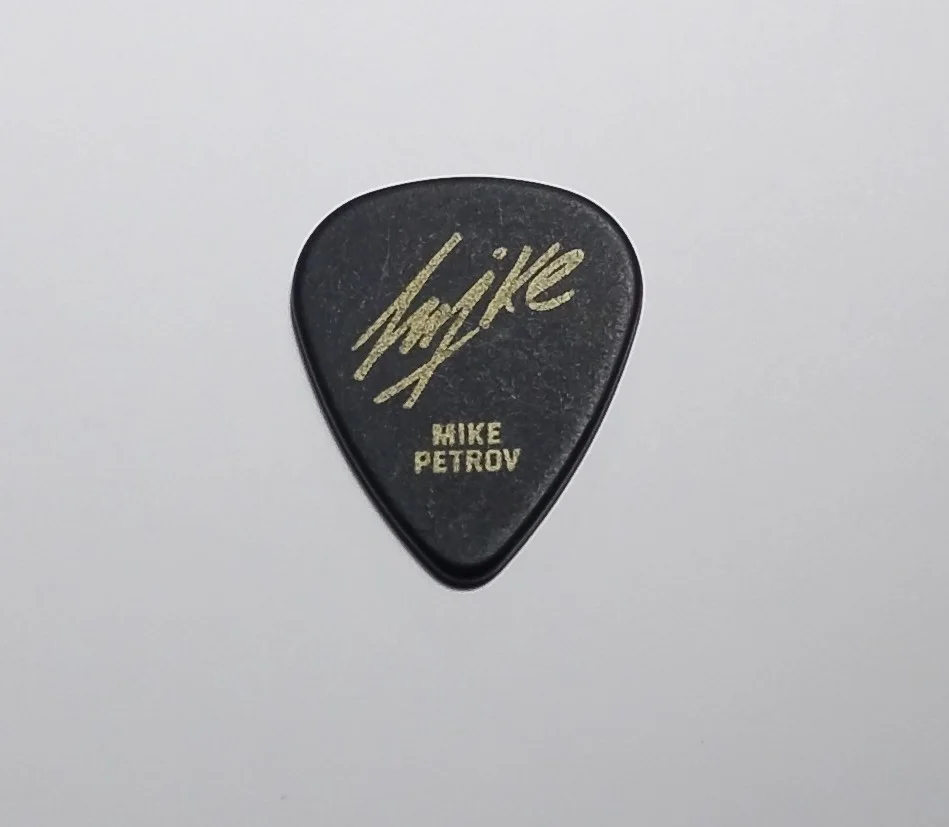 SLAUGHTER TO PREVAIL SIGNED GRIZZLY VINYL JACK SIMMONS MIKE PETROY GUITAR PICK, image 3