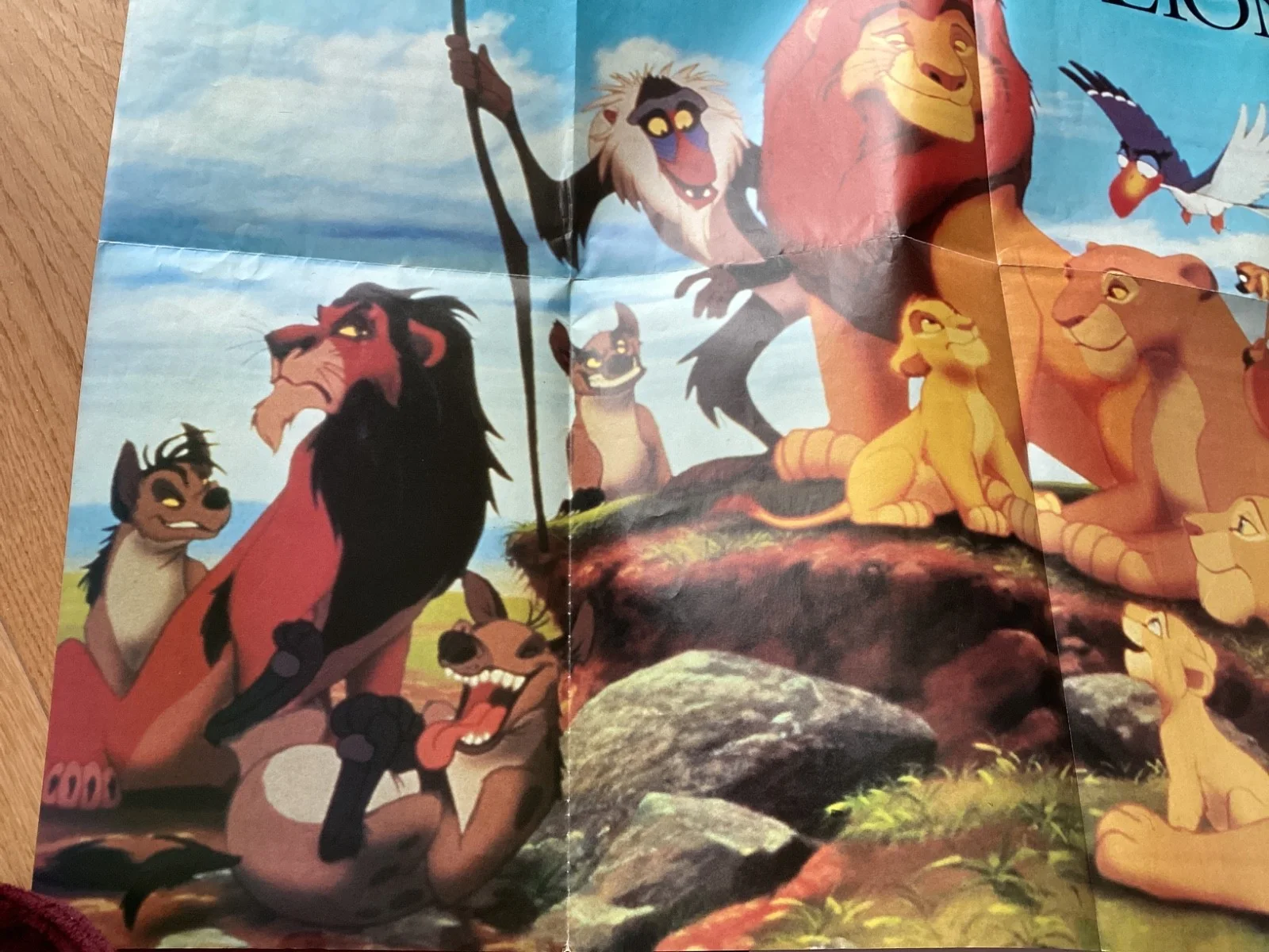 1994 Disney's Lion King Giant Poster, image 2