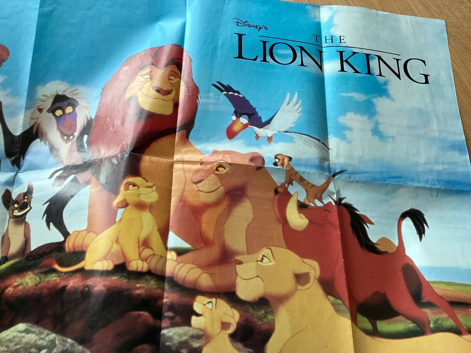 1994 Disney's Lion King Giant Poster, image 3