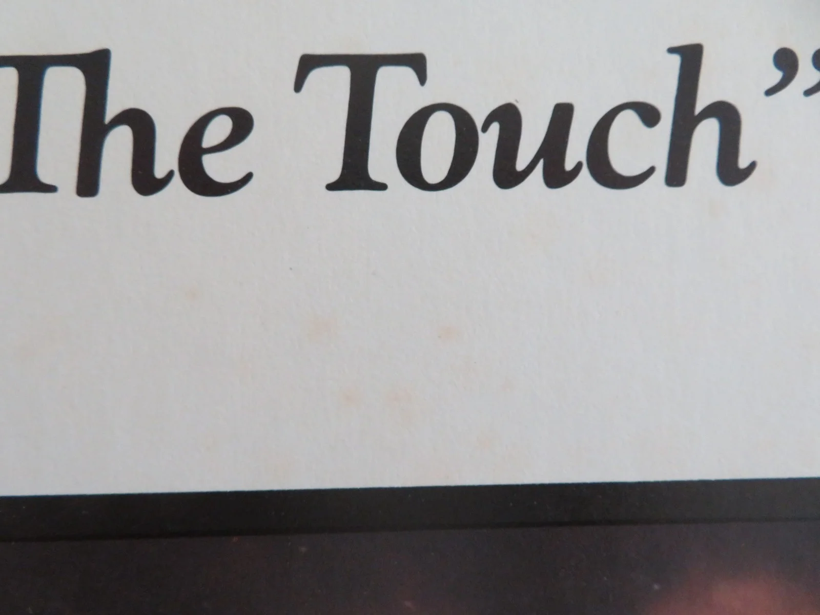 The Touch US Insert Poster Elliott Gould Bibi Andersson Max Von Sydow 1971, image 5