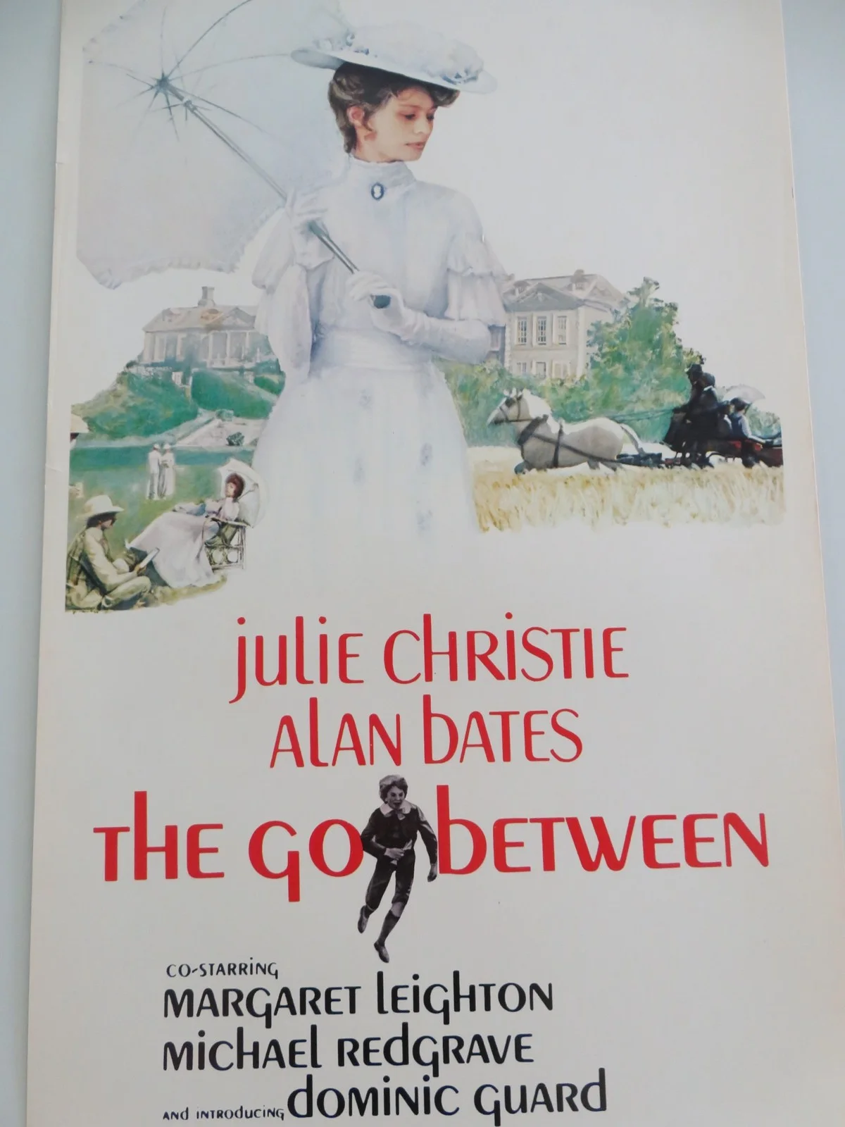 The Go-Between US Insert Poster Julie Christie Alan Bates 1971, image 3
