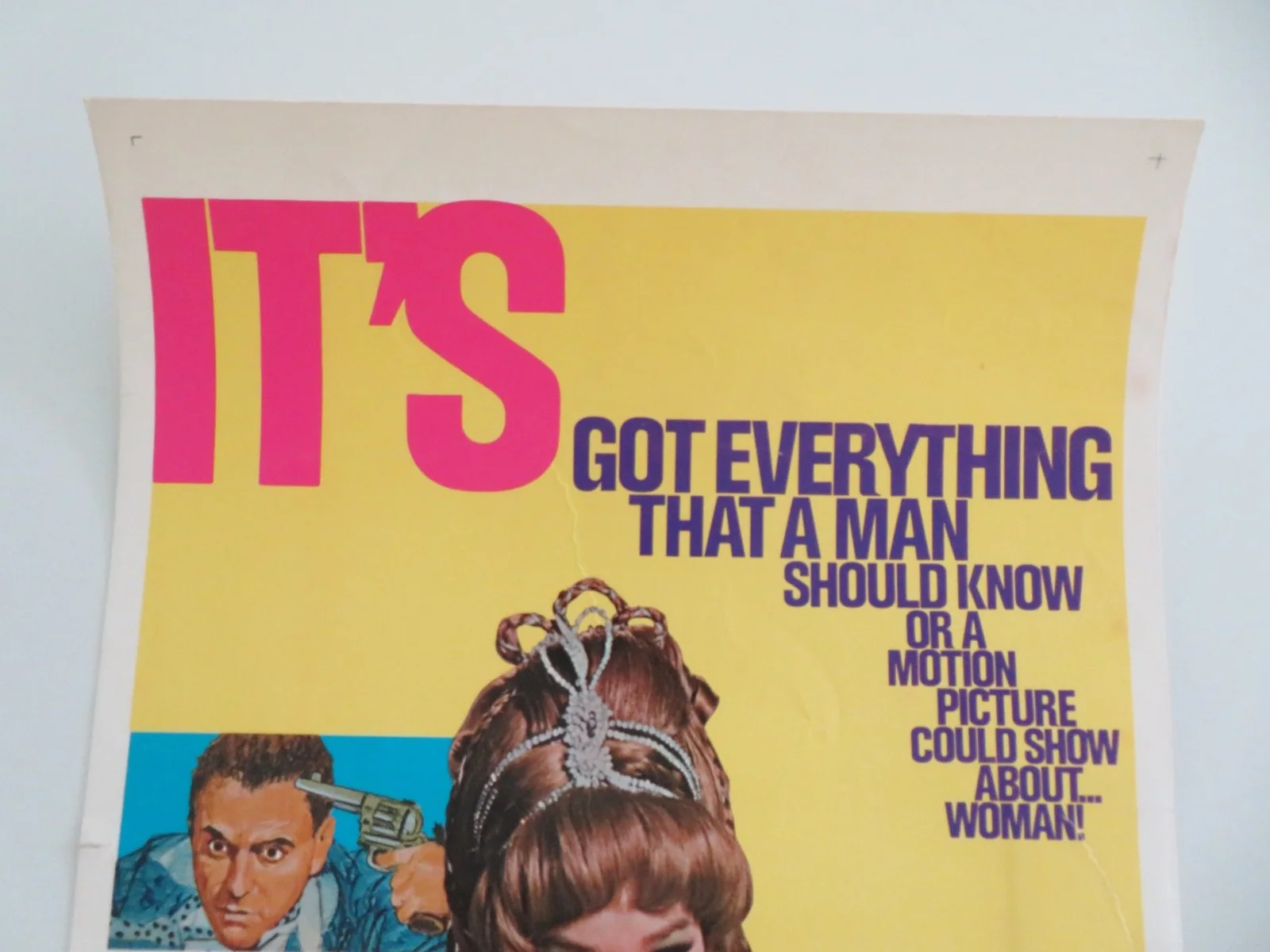 Woman Times Seven US Insert Poster Shirley Maclaine Peter Sellers 1967, изображение 2