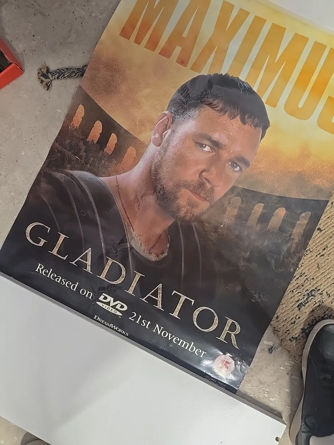 Shop Poster Gladiator (2000): Russell Crowe, original VHS DVD promo Maximus, image 3