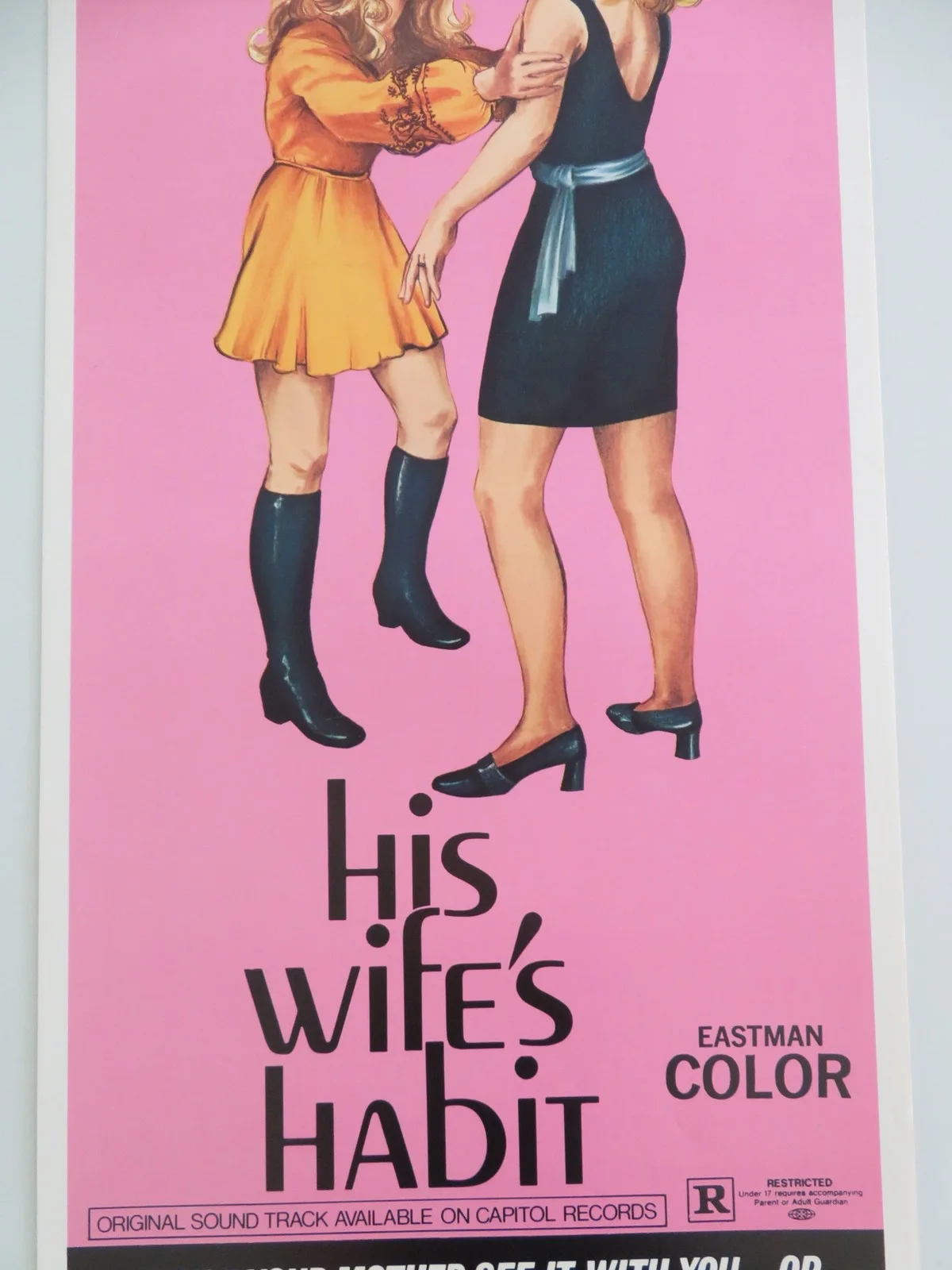 His Wife's Habit US Insert Poster Georgine Darcy Marcus J. Grapes 1971, изображение 3