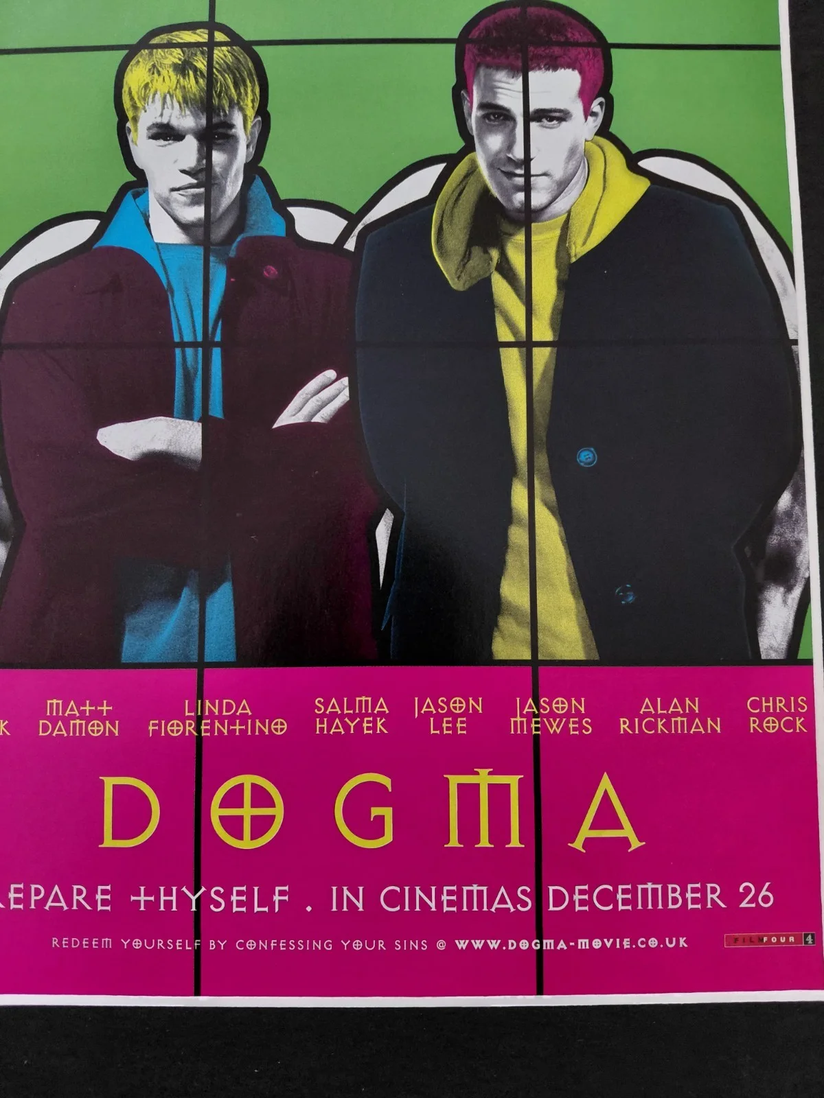 Dogma Movie Promo Cinema Advert Original Advert Mounted 14x11", изображение 3