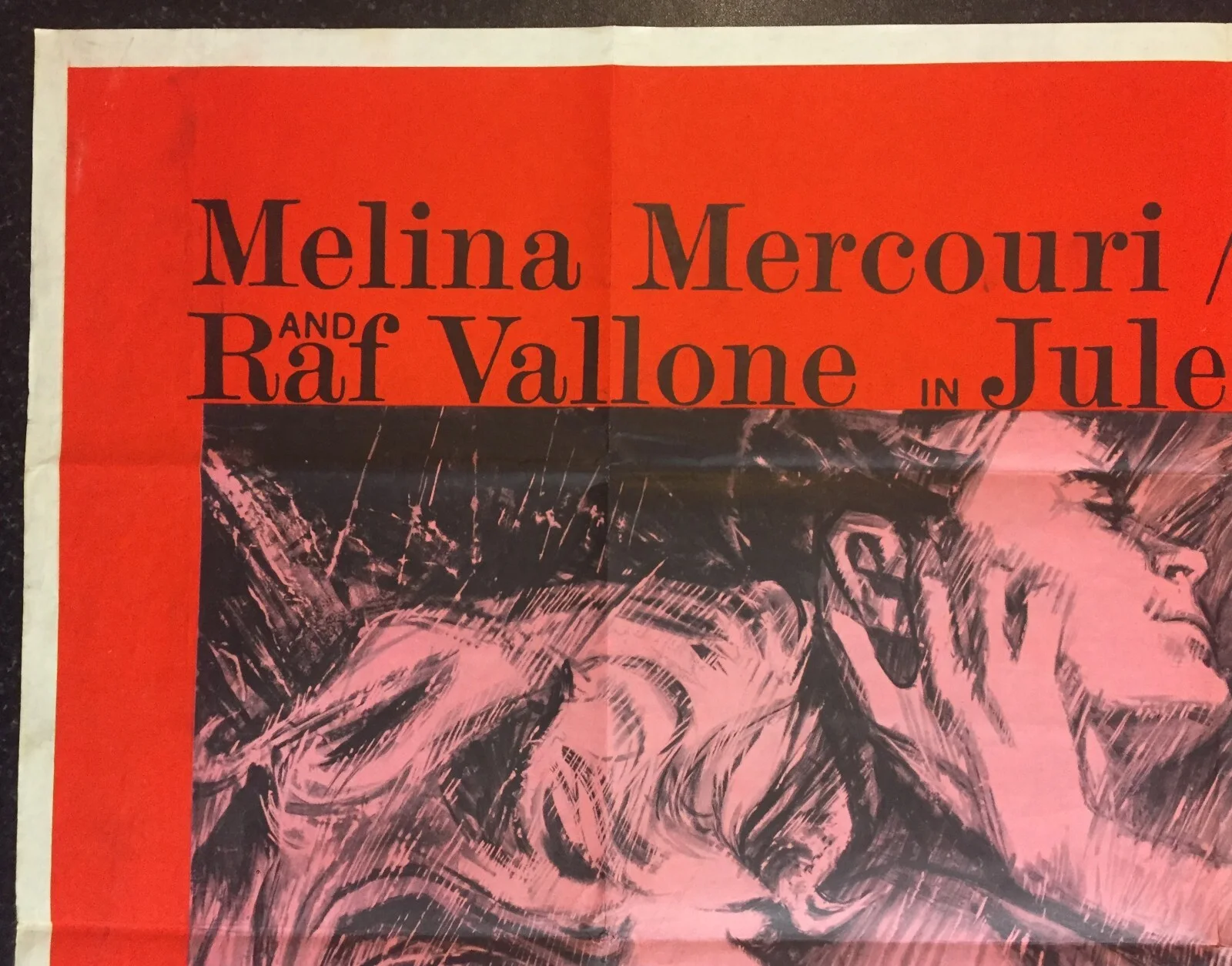 PHAEDRA 1962 Original Cinema UK Quad Movie POSTER Melina Mercouri Greek Tragedy, изображение 5