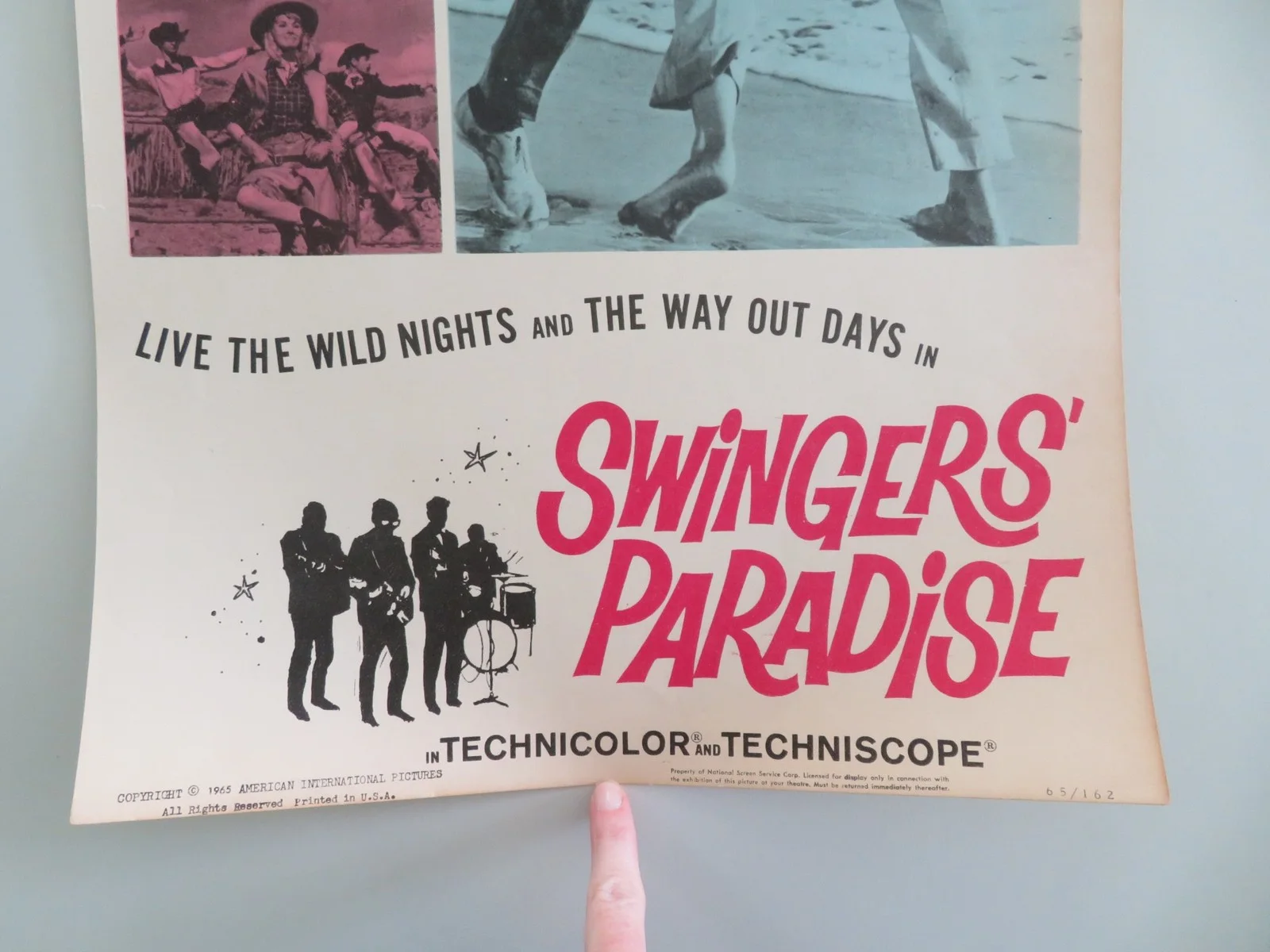 Wonderful Life US Insert Poster Cliff Richard Susan Hampshire 1965, image 4