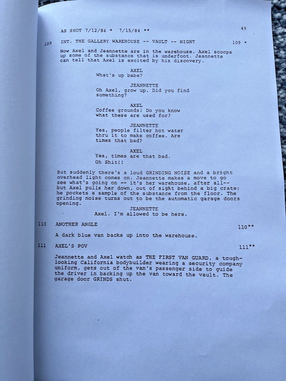 Beverly Hills Cop (1984) Film Screenplay/ Script. Eddie Murphy., image 2