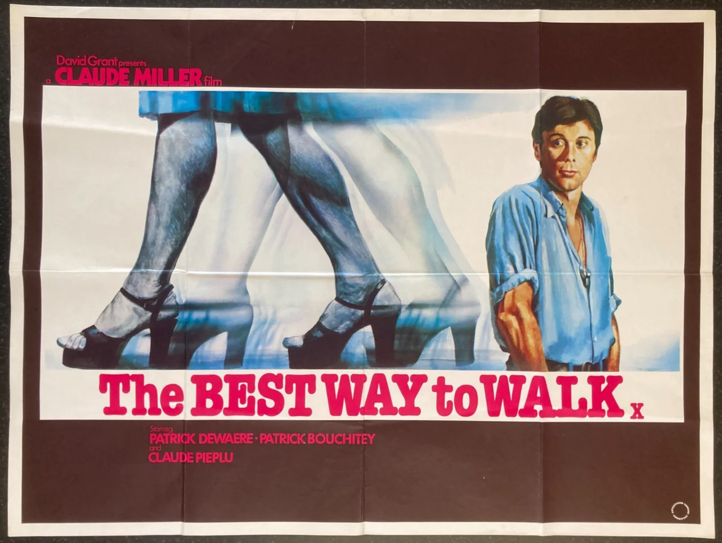 THE BEST WAY TO WALK 1976 Original Cinema UK Quad Movie POSTER French Chantrell, изображение 3
