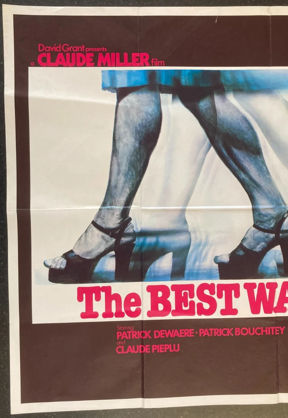 THE BEST WAY TO WALK 1976 Original Cinema UK Quad Movie POSTER French Chantrell, изображение 4