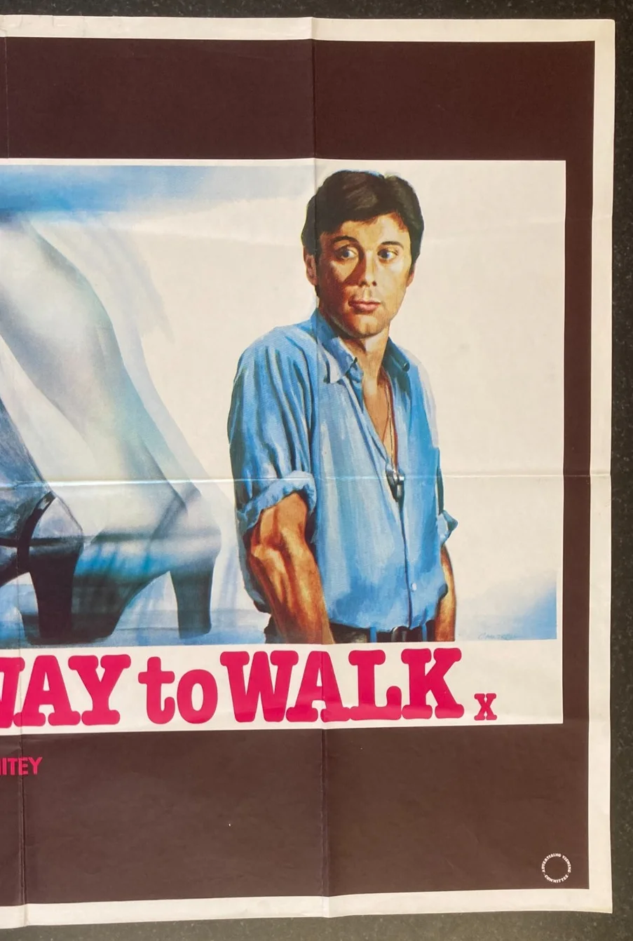 THE BEST WAY TO WALK 1976 Original Cinema UK Quad Movie POSTER French Chantrell, изображение 5