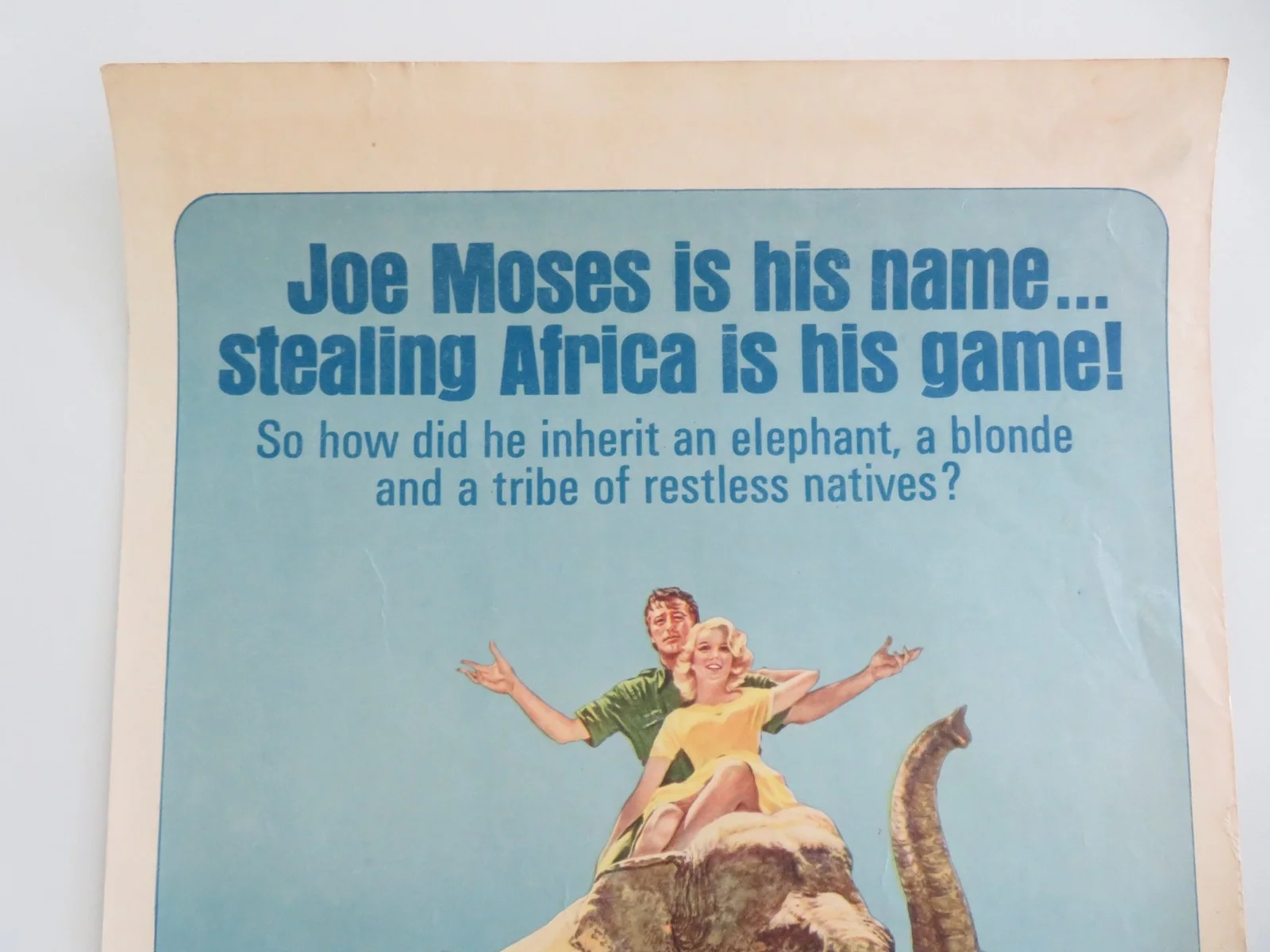 Mister Moses US Insert Poster Robert Mitchum Carroll Baker 1965, image 2