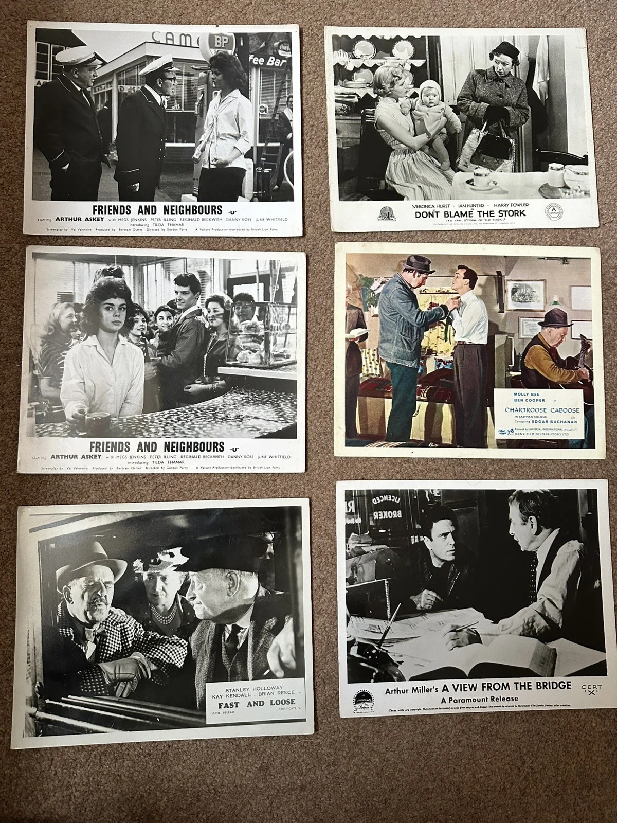 Bundle Of 40 Rare Original Lobby Cards …. Charlton Heston. George Segal., изображение 4