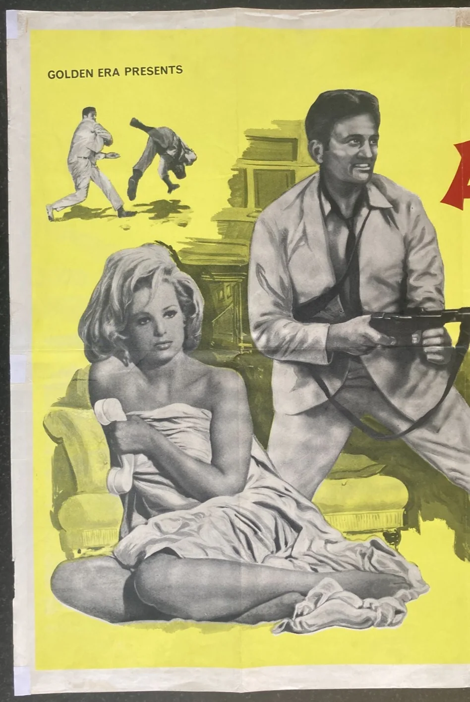 AN ORCHID FOR THE TIGER 1966 Original Cinema UK Quad Movie POSTER Margaret Lee, изображение 3