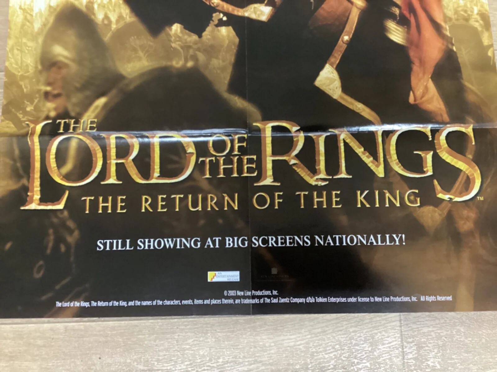 DOUBLE SIDED FILM POSTER - SPIDERMAN / THE LORD OF THE RINGS, RETURN OF THE KING, изображение 2