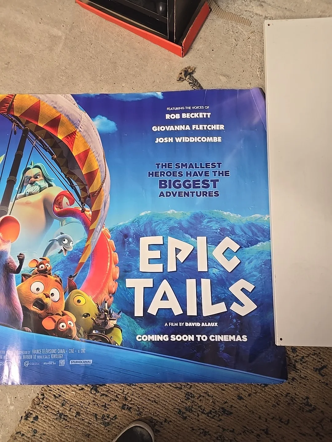 Epic Tails Original Cinema UK Quad Movie Poster, изображение 2