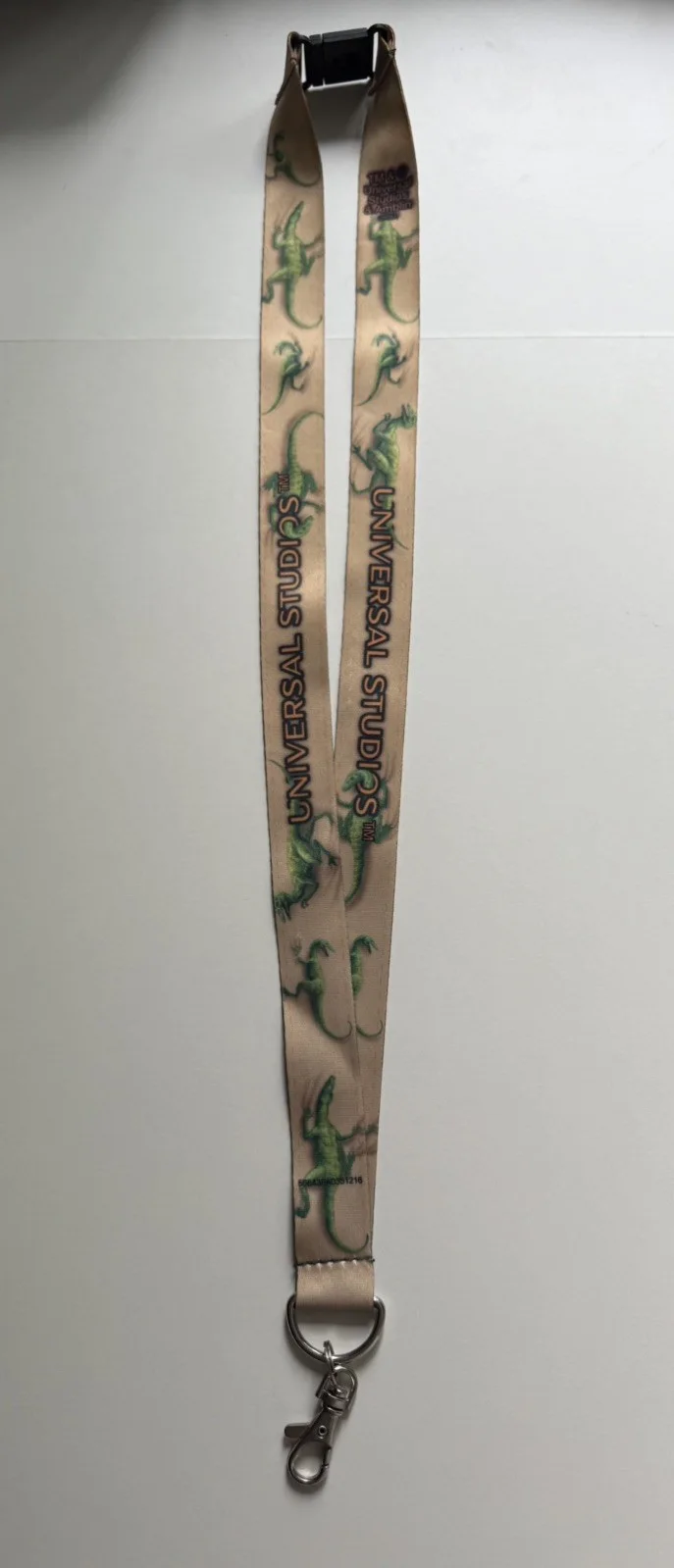 Jurassic Park Universal Studios Lanyard Preloved Collectors Piece, image 5